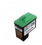 LEXMARK 26 (10N0026) colour inkjet cartridge, Remanufactured