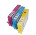 HP 670 (CZ114, 115 or 116) Cyan, Magenta or Yellow ink tank, Ref